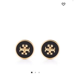 logo-embellished stud earrings